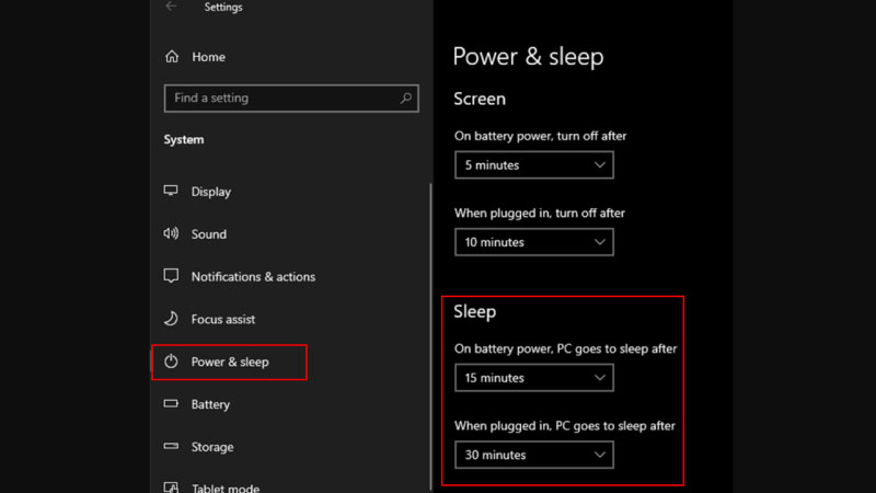 tắt chế độ ngủ đông win 10 3