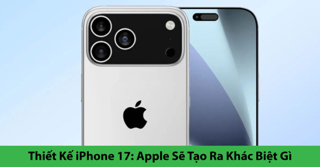 thiết kế iPhone 17