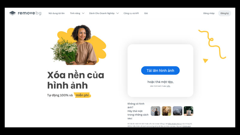 xóa nền ảnh online 1