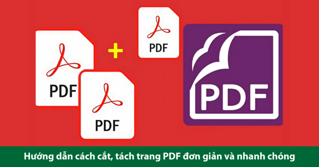 cách cắt trang trong pdf