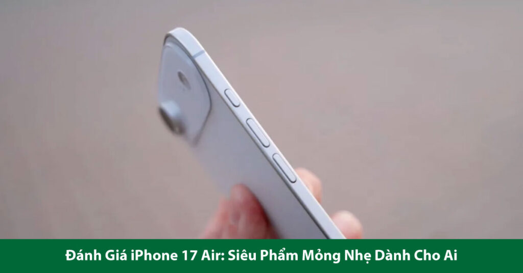 đánh giá iphone 17 air