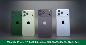 màu sắc iphone 17
