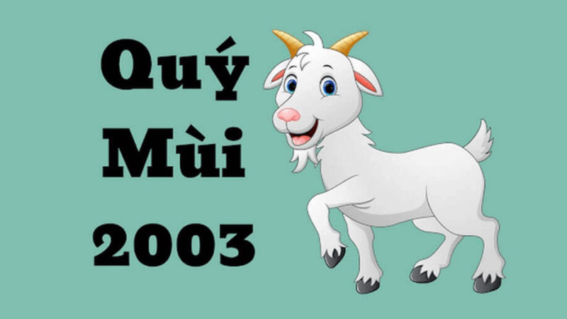 sinh năm 2003 mệnh gì 1