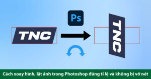 xoay hình trong photoshop