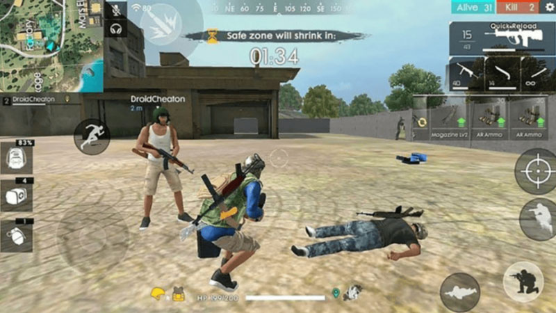 chơi free fire 3