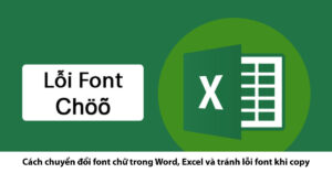 chuyển font chữ