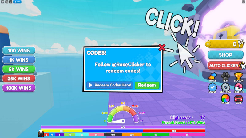 code race clicker 1