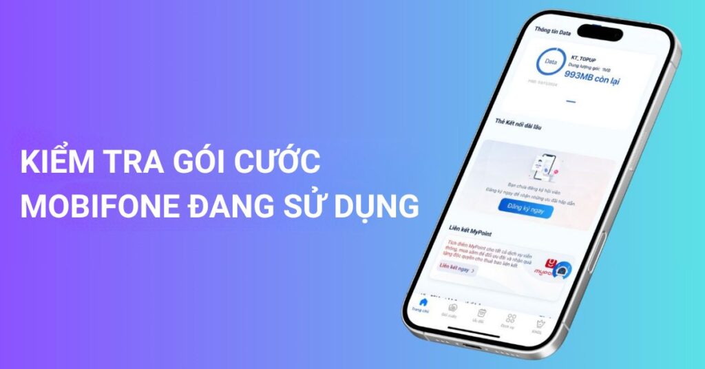 kiểm tra gói cước mobi