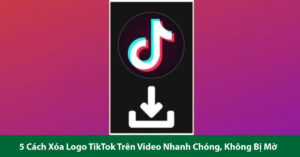xóa logo tiktok