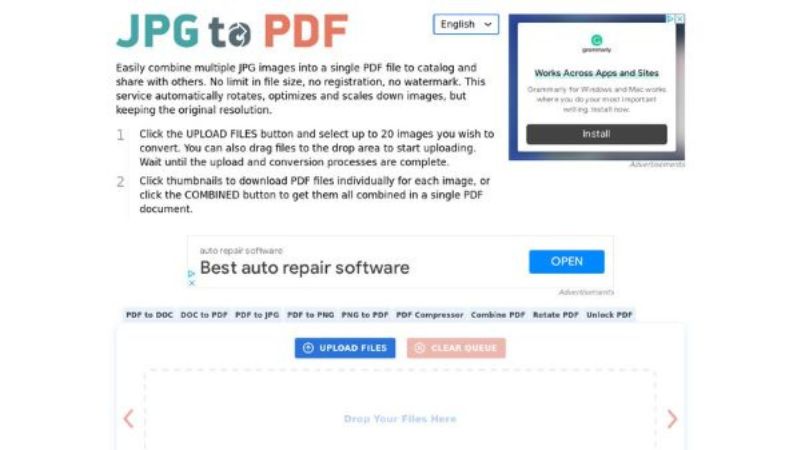cách chuyển ảnh thành file pdf