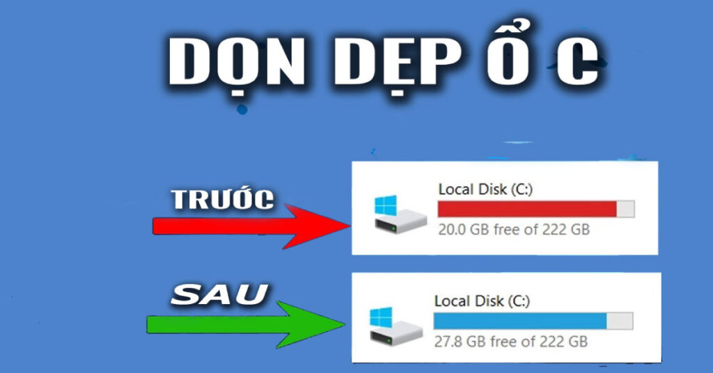cách dọn dẹp ổ c