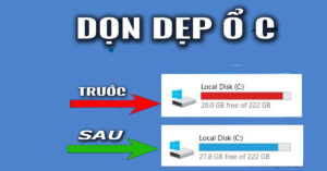 cách dọn dẹp ổ c