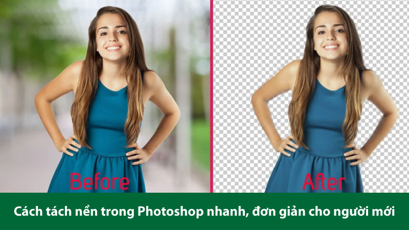 cách tách nền trong photoshop