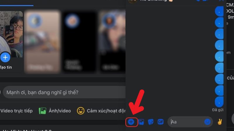 cách tạo bình chọn trên messenger