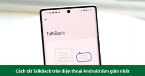 cách tắt talkback