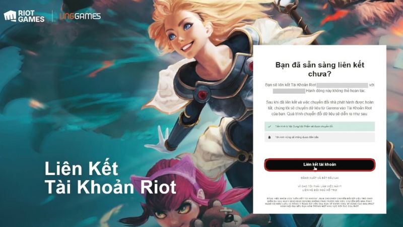 chuyển tài khoản garena sang riot