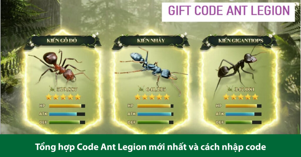 code ant legion