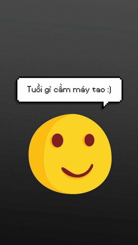 hình nền bỏ điện thoại tao xuống