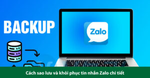 sao lưu zalo