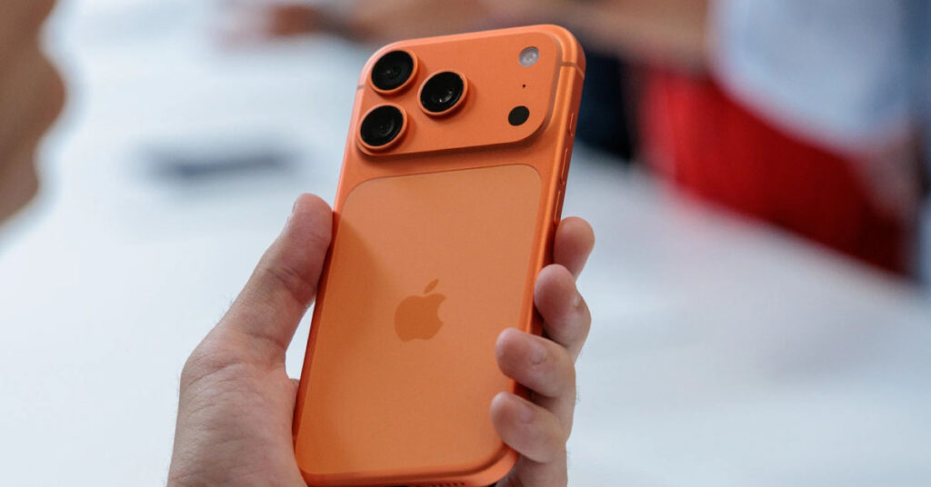 iphone 17 pro max màu cam