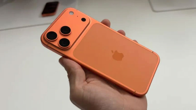 iphone 17 pro max màu cam