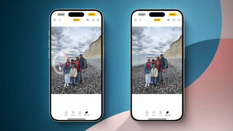 cách xóa vật thừa trên ảnh iphone