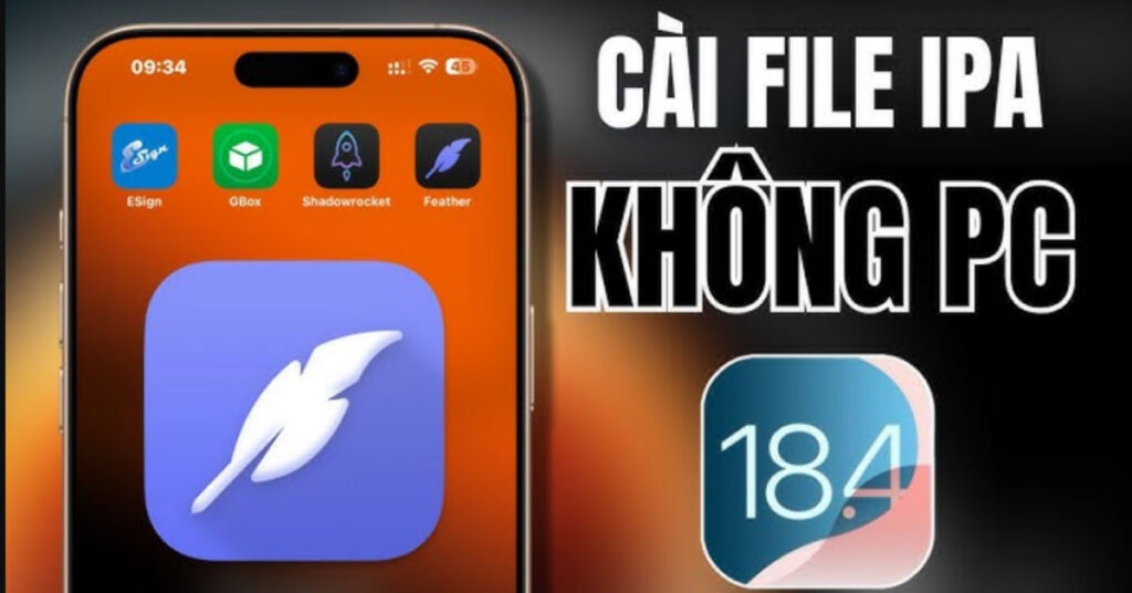 cài đặt file ipa trực tiếp trên iphone