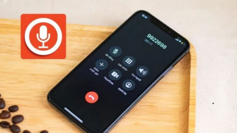 ghi âm cuộc gọi trên iphone