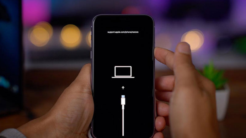 khởi động lại iphone