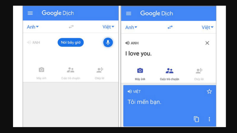 google dịch nói