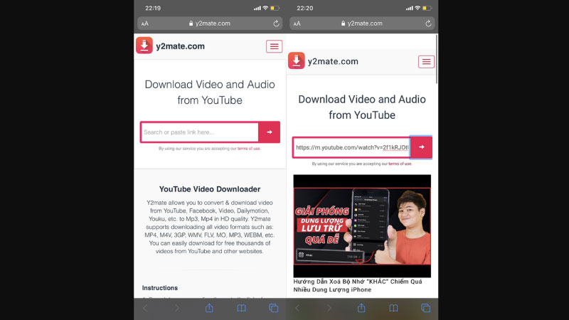 tải video youtube về điện thoại iphone