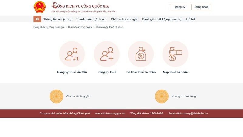 Tìm kiếm đa dạng thông tin về thuế.