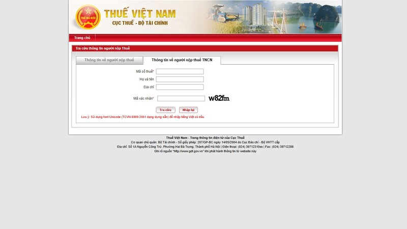 Nền tảng đăng ký thuế trực tuyến.