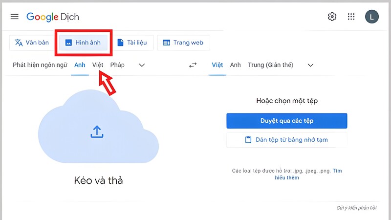 Thuận tiện upload file. Thuận tiện upload file.