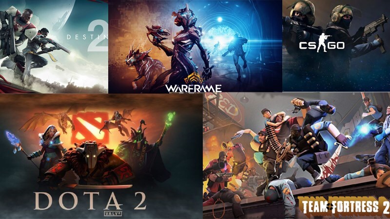 Đa dạng tựa game miễn phí.