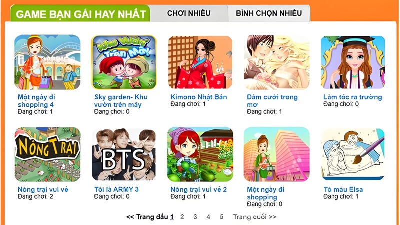 Nền tảng game trực tuyến.