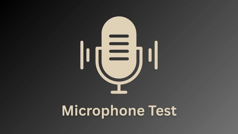 Test microphone.
