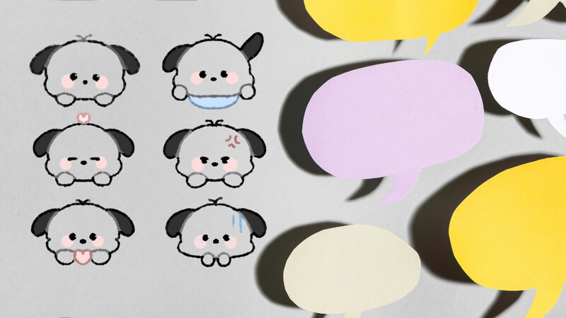 Nhiều loại sticker cho tin nhắn.