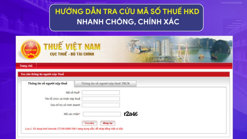 tra cứu mã số thuế