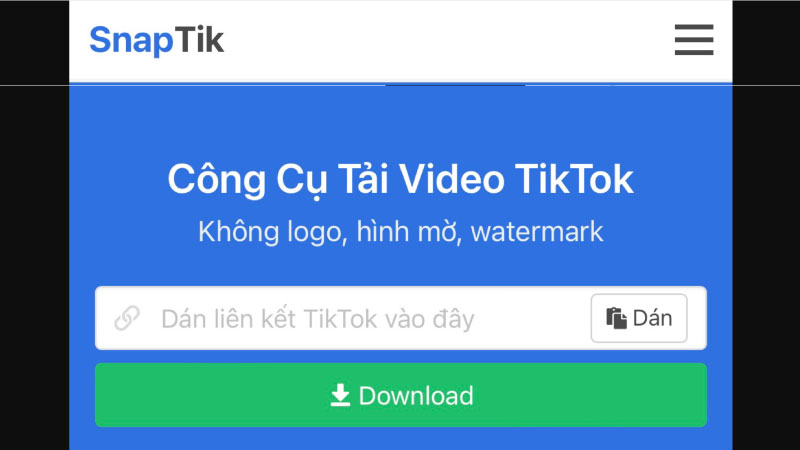 lưu video tik tok