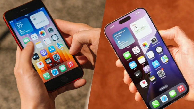 so sánh màn hình oled và lcd trên iphone