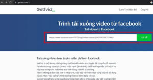 tải video từ fb