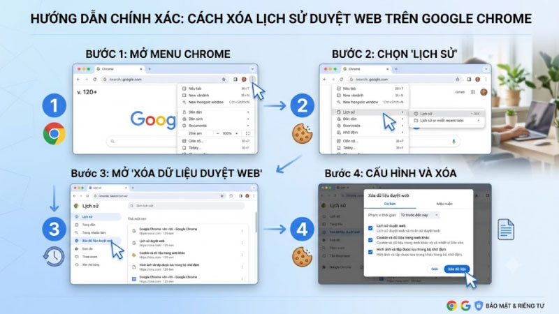 Xóa lịch sử duyệt web
