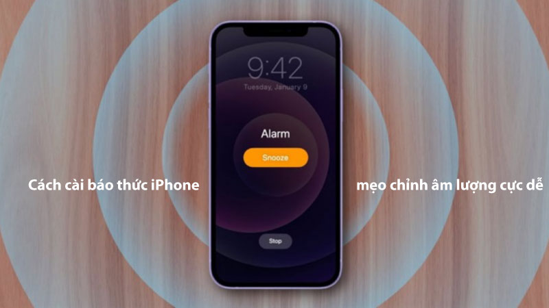 báo thức iphone