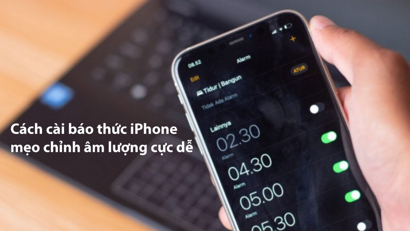 báo thức iphone