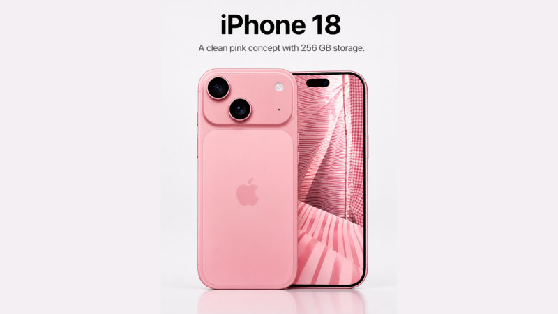 iPhone 18 thường bản tiêu chuẩn render