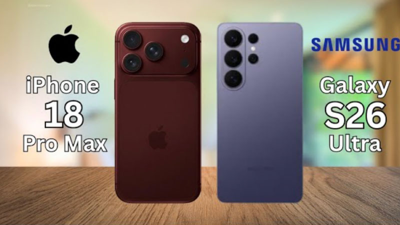 iPhone 18 Pro Max vs Samsung S26 Ultra so sánh