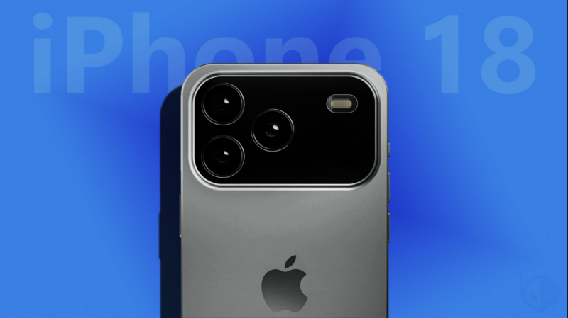 cụm camera iPhone 18 Pro Max lớn hầm hố render