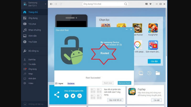 root máy android