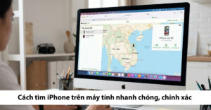 tìm iphone trên máy tính